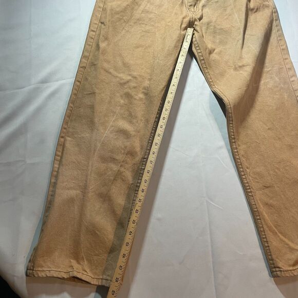 Vintage Member's Property Jeans Mens 38x32 Brown Baggy Loose Fit Y2K Hip Hop - Picture 2 of 5